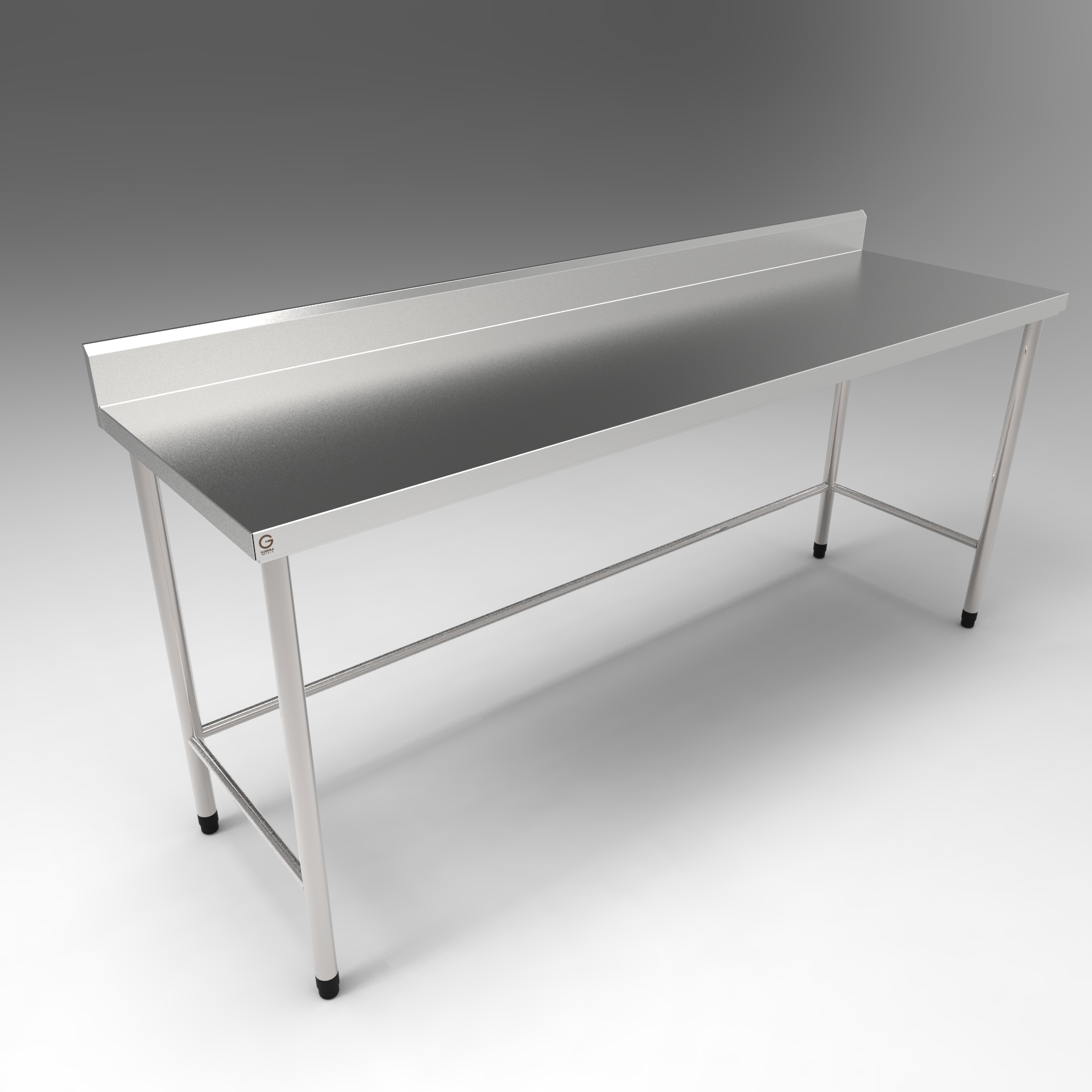 MESA DE TRABALHO S/ PLANO INFERIOR C/ ESPELHO