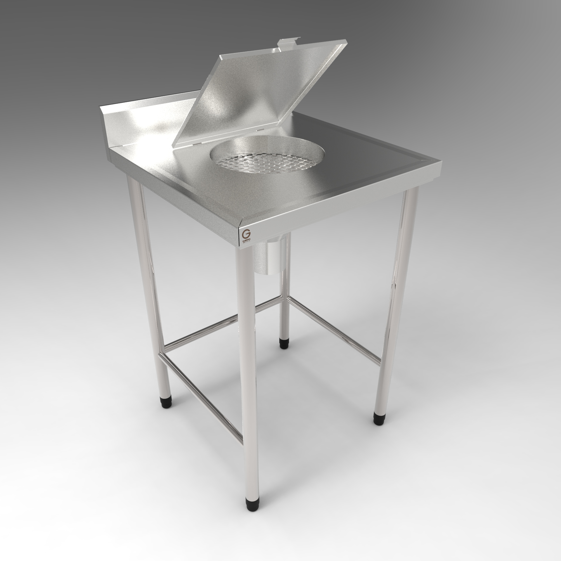 MESA C/ EXPURGO S/ PLANO INFERIO C/ ESPELHO