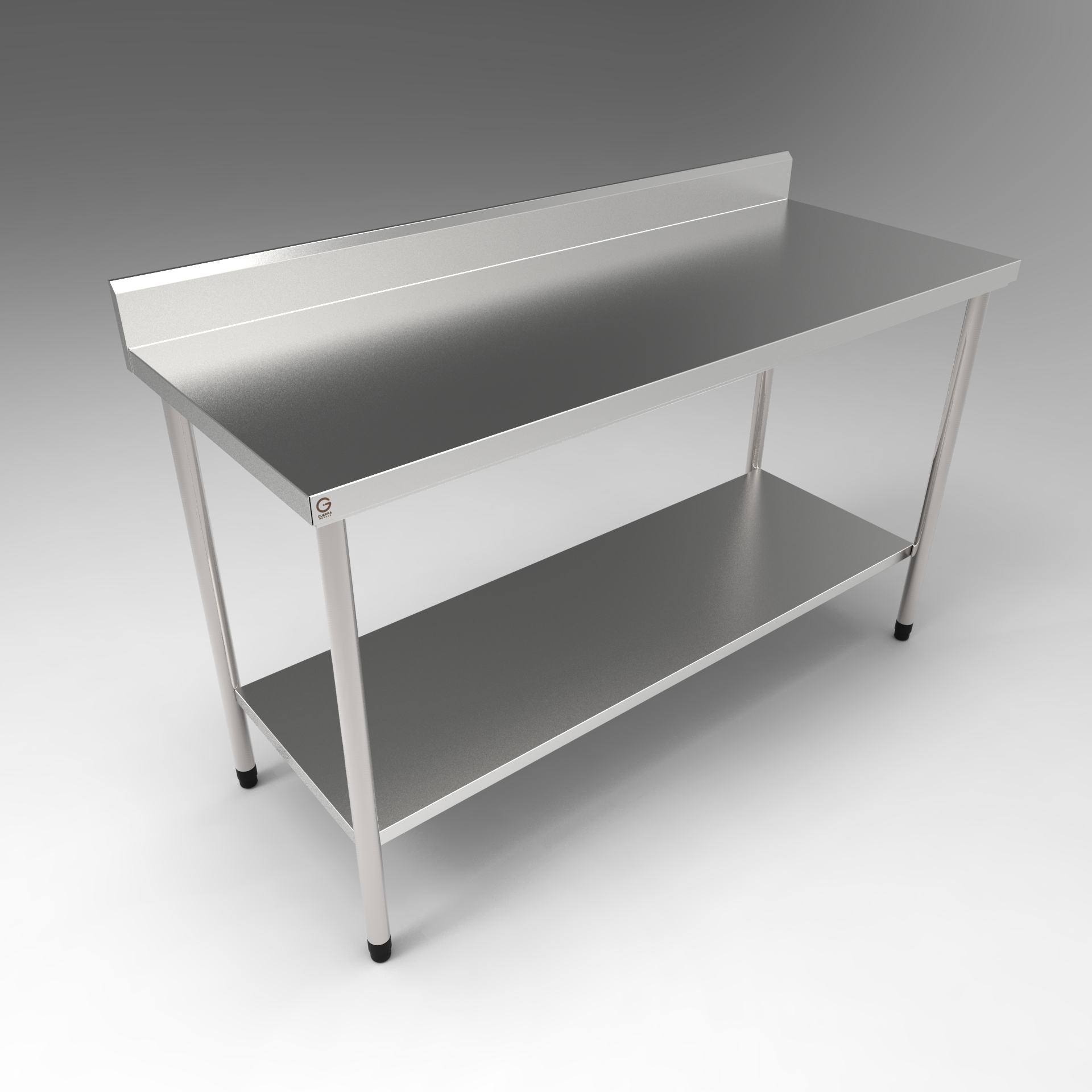 MESA DE TRABALHO C/ PLANO INFERIOR C/ ESPELHO