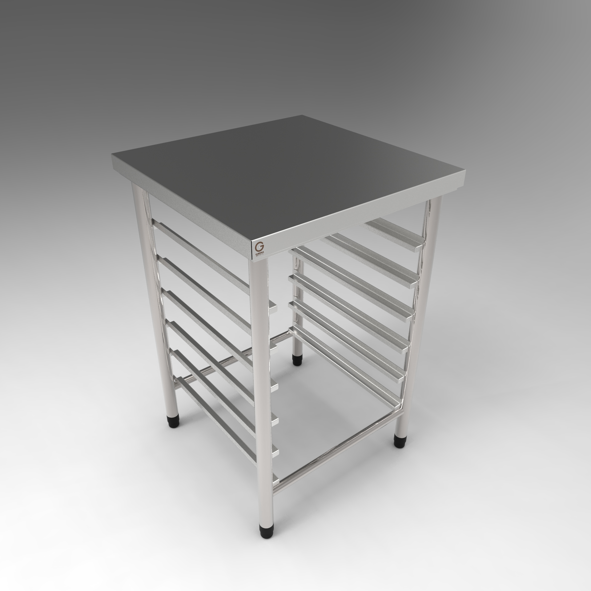 Mesa aletada