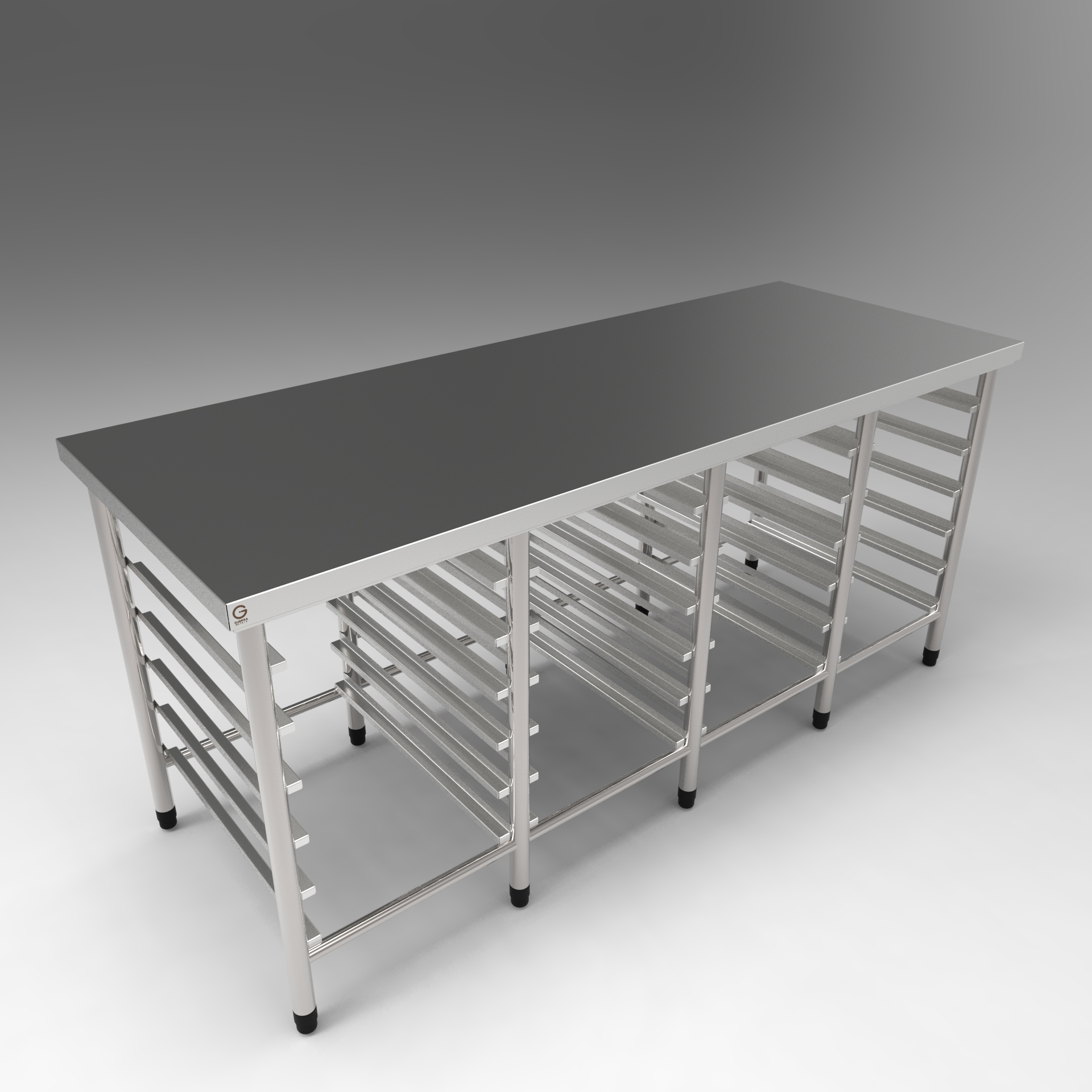 Mesa aletada